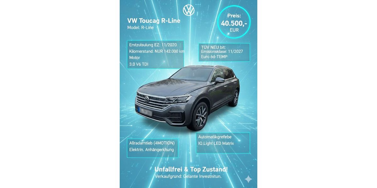 VW Touareg 142.000 km 40.500 &euro; Troisdorf 53844