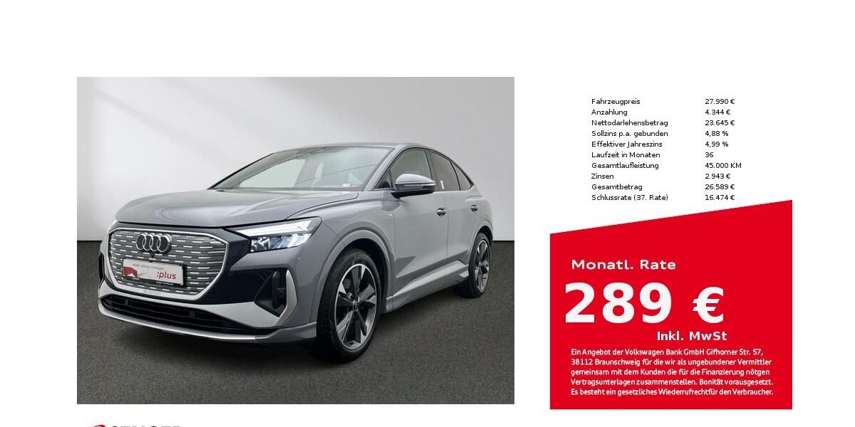 Audi Q4 e-tron 51.700 km 27.990 &euro; Lingen 49809