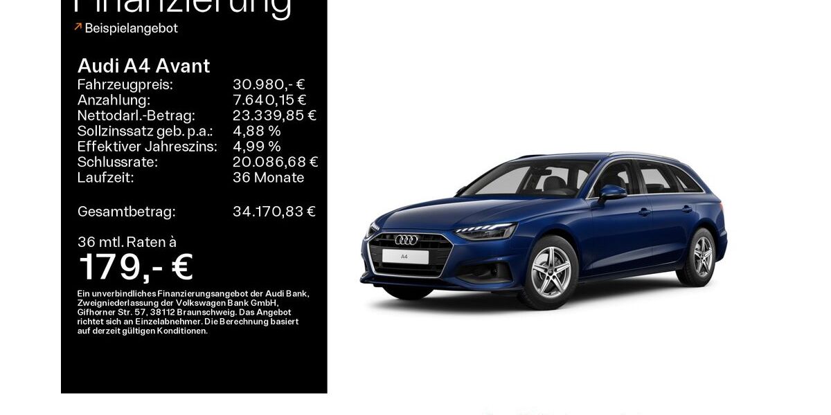 Audi A4 26.230 km 30.980 &euro; Haßfurt 97437