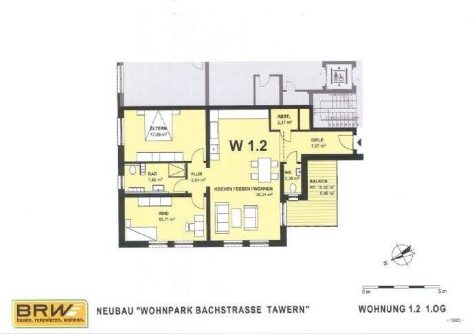 Etagenwohnung Tawern - 3 Zimmer, 101 m&sup2;, 368.000&euro; | Angebot:26277284