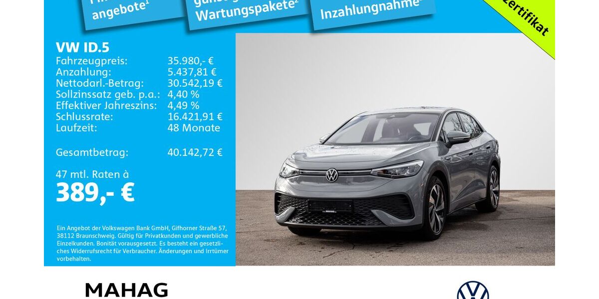 VW ID.5 38.727 km 35.980 &euro; München 81825