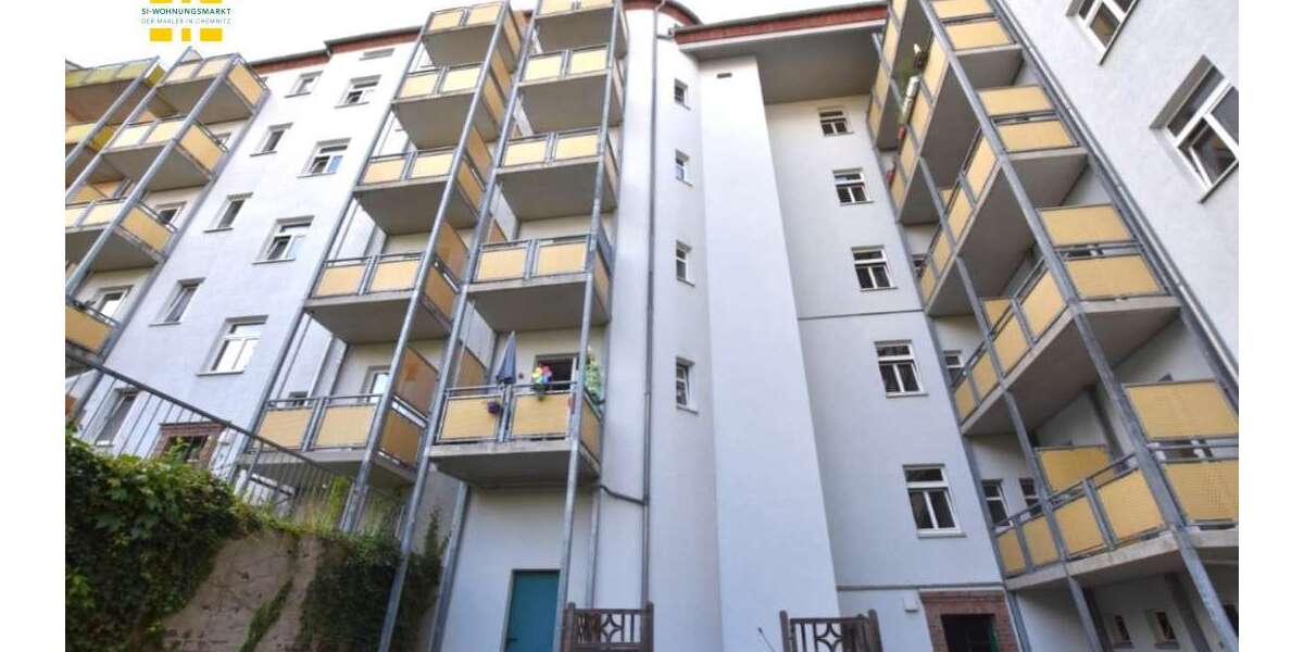 Etagenwohnung Chemnitz Lutherviertel - 1 Zimmer, 36 m&sup2;, 206&euro; | Angebot:27120220
