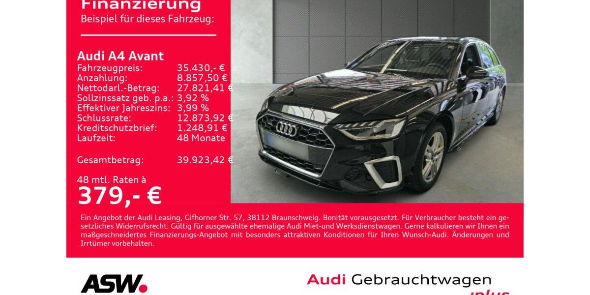 Audi A4 21.600 km 35.430 &euro; Heilbronn 74074