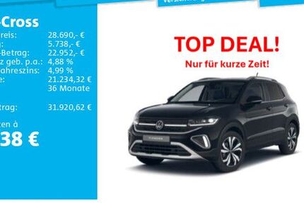 VW T-Cross 4.500 km 28.690 &euro; Frankfurt 60326