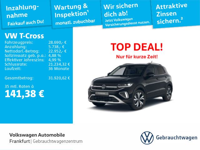 VW T-Cross 4.500 km 28.690 &euro; Frankfurt 60326