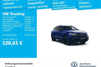 VW Touareg 11.329 km 69.980 &euro; Frankfurt 60326