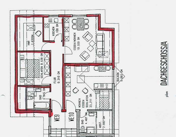 Wohnung zum Mieten in Diez 550 € 63 m²