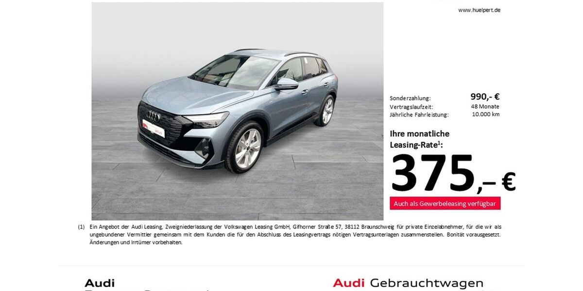 Audi Q4 e-tron 6.859 km 43.911 &euro; Dortmund 44143