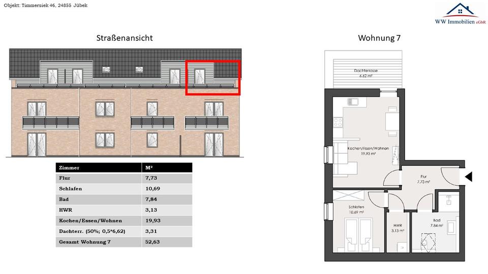 Etagenwohnung Jübek - 13&euro; | Angebot:26412593