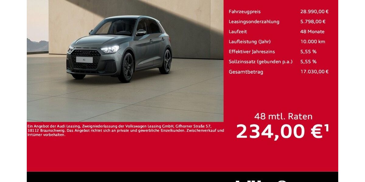 Audi A1 5.500 km 28.550 &euro; Meckenheim / Bonn 53340