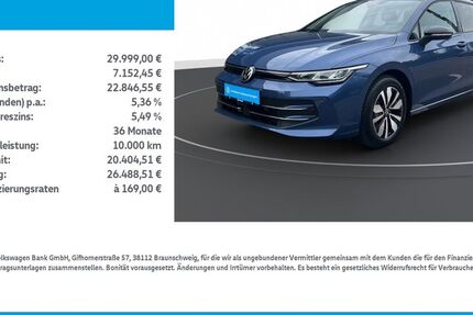 VW Golf 10.223 km 29.649 &euro; Nordhausen 99734