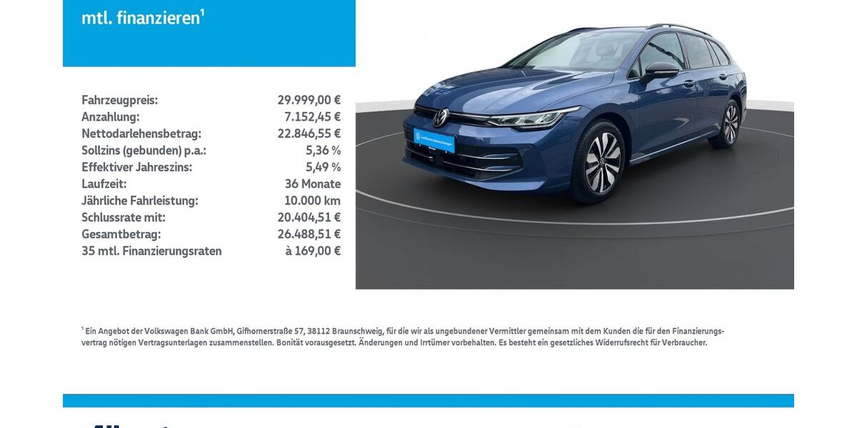 VW Golf 10.223 km 29.649 &euro; Nordhausen 99734