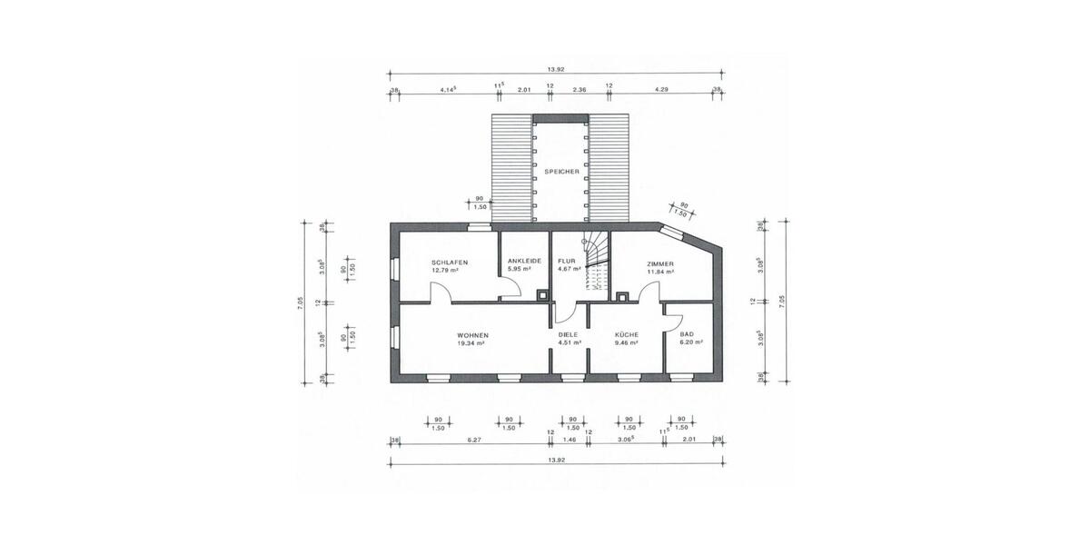 Etagenwohnung Albisheim (Pfrimm) - 3.5 Zimmer, 72 m&sup2;, 149.000&euro; | Angebot:26840315