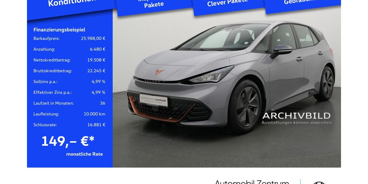 Cupra Born 13.650 km 24.680 &euro; Leverkusen 51379