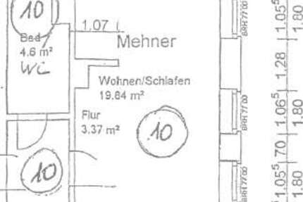 Wohnung Chemnitz Lutherviertel - 1 Zimmer, 28 m&sup2;, 170&euro; | Angebot:27350961