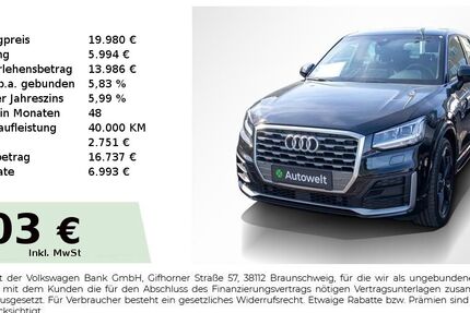 Audi Q2 69.550 km 19.980 &euro; Nürnberg 90431