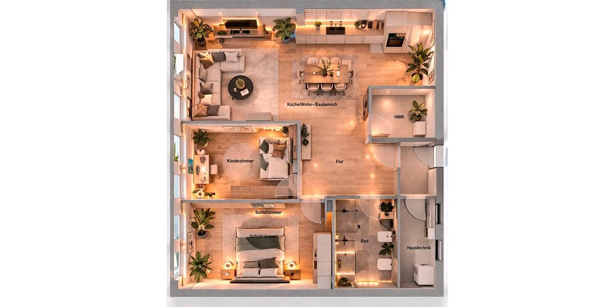 Erdgeschoßwohnung Schorfheide - 3 Zimmer, 110 m&sup2;, 275.000&euro; | Angebot:26316075