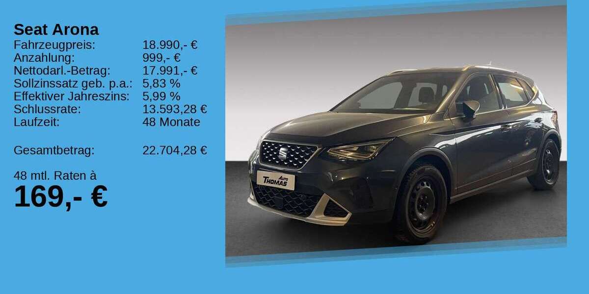 Seat Arona 36.170 km 18.990 &euro; Bonn 53227