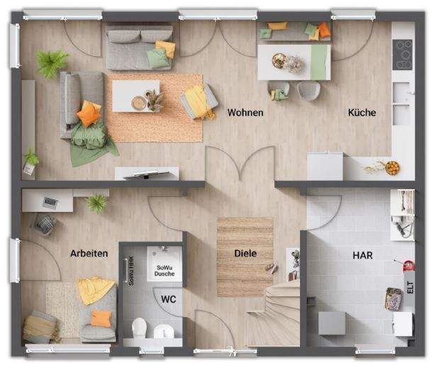 Mehrfamilienhaus, Wohnhaus Brüsewitz Gottmannsförde - 6 Zimmer, 149 m&sup2;, 407.970&euro; | Angebot:26499498
