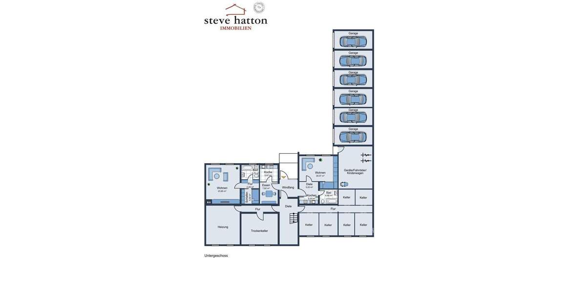 Gut vermietetes 8-Familienhaus mit traumhaftem Parkgrundstück 2 zimmer