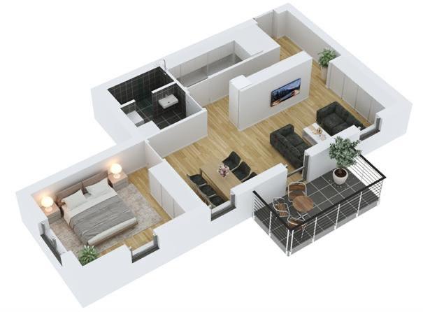 Etagenwohnung Zemmer - 2 Zimmer, 70 m&sup2;, 870&euro; | Angebot:26412936