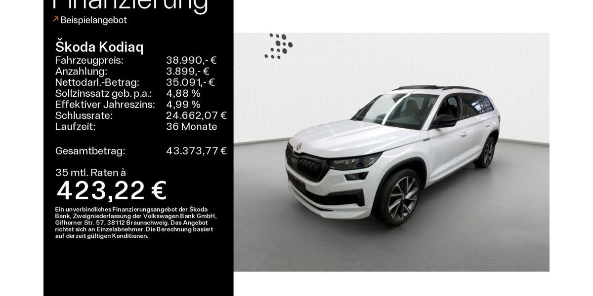 Skoda Kodiaq 88.990 km 38.990 &euro; Bad Kissingen 97688