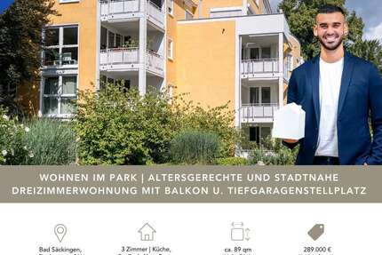 Wohnung Bad Säckingen Säckingen - 3 Zimmer, 89 m&sup2;, 289.000&euro; | Angebot:27122821