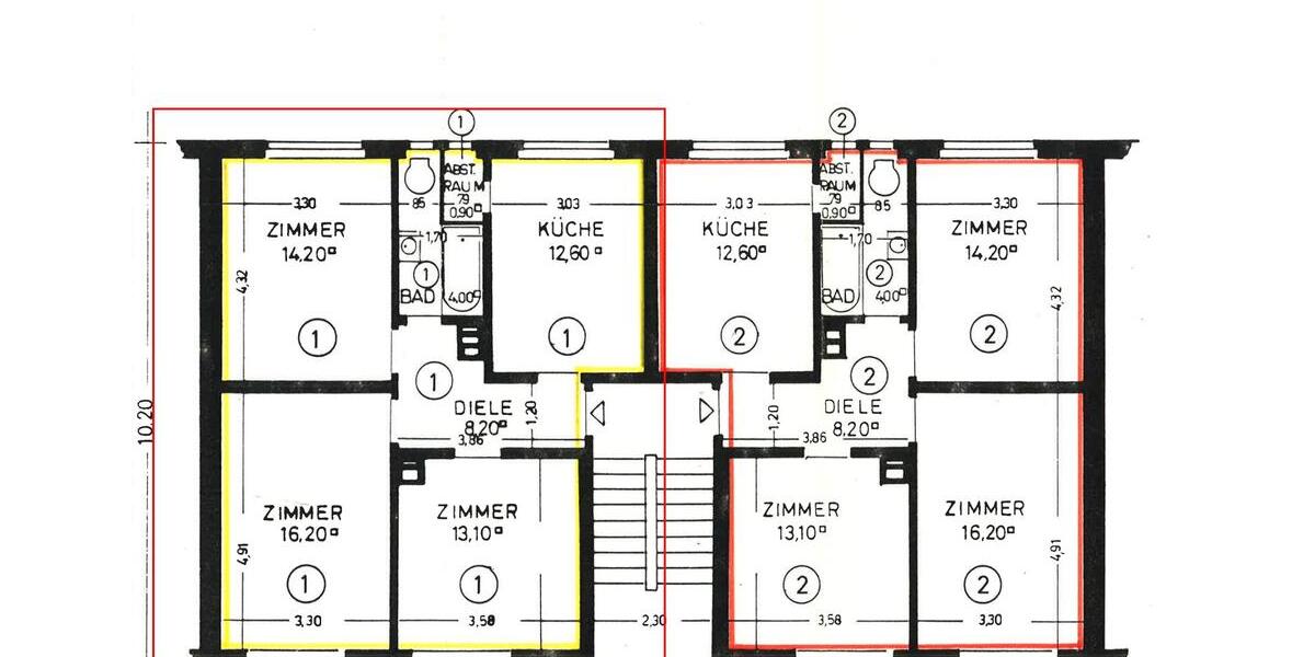 Etagenwohnung Offenburg Rammersweier - 3 Zimmer, 69 m&sup2;, 135.000&euro; | Angebot:27111028