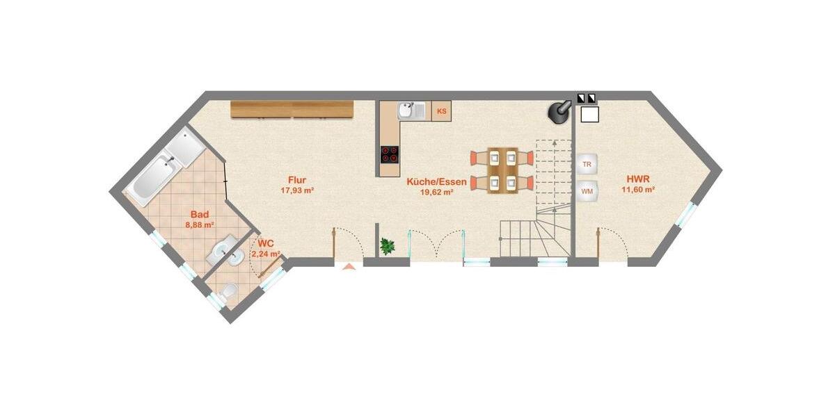Einfamilienhaus Hohen Neuendorf Bergfelde - 3 Zimmer, 100 m&sup2;, 1.850&euro; | Angebot:26600991