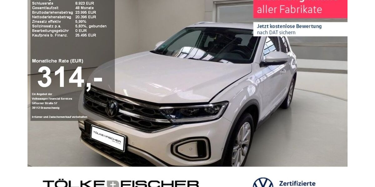 VW T-Roc 54.307 km 23.948 &euro; Krefeld 47805