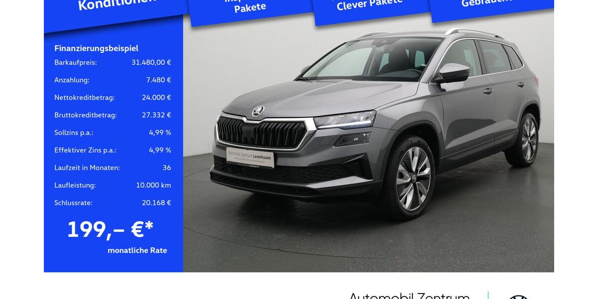 Skoda Karoq 16.609 km 31.480 &euro; Leverkusen 51379