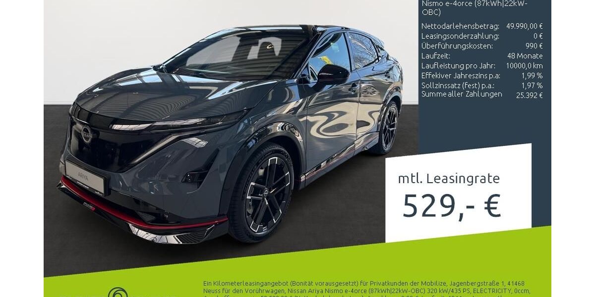 Nissan Ariya 2.500 km 49.480 &euro; Ahaus 48683