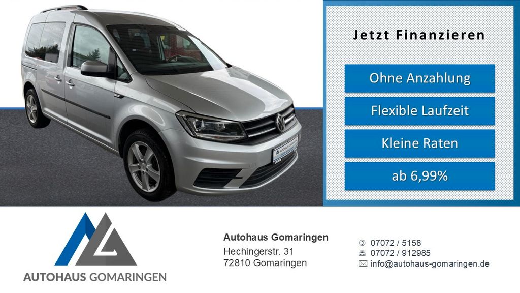 VW Caddy 70.000 km 20.999 &euro; Gomaringen 72810