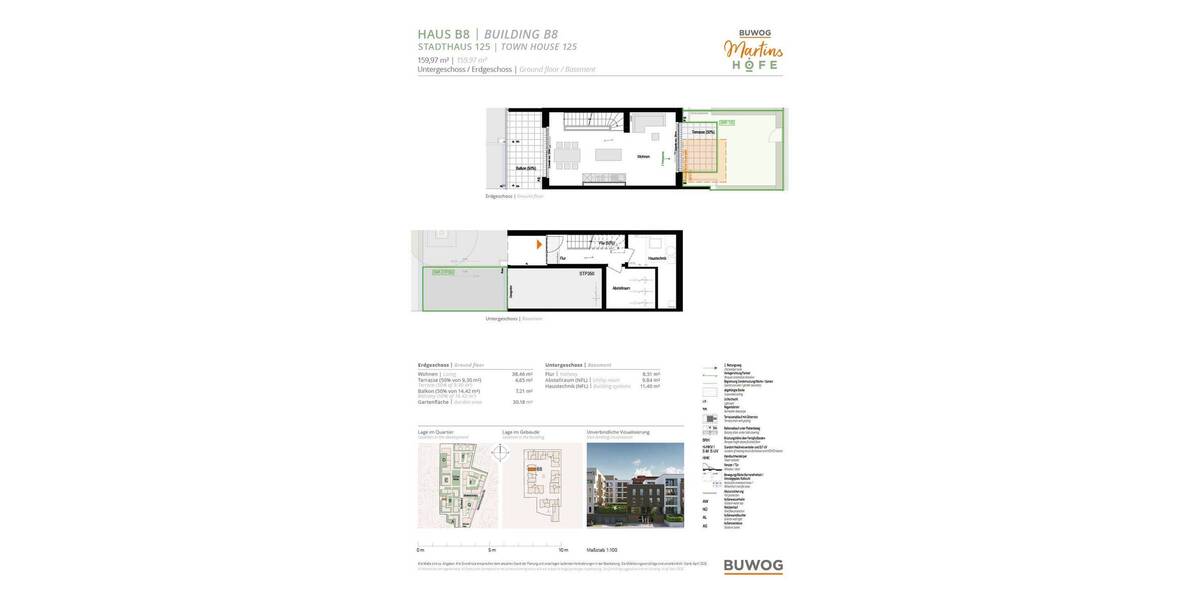 Etagenwohnung Weingarten - 5 Zimmer, 160 m&sup2;, 1.008.500&euro; | Angebot:26442440