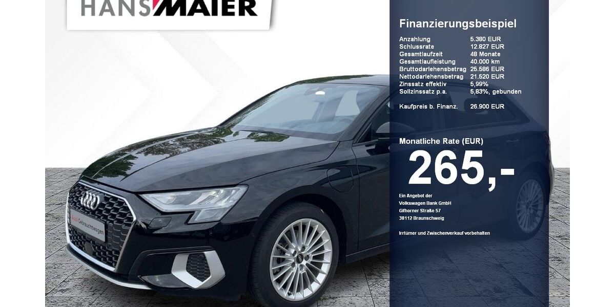 Audi A3 37.786 km 26.600 &euro; Erding 85435