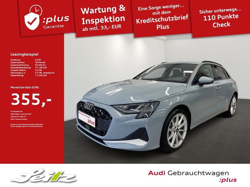 Audi A3 9.170 km 36.590 € Kempten 87435