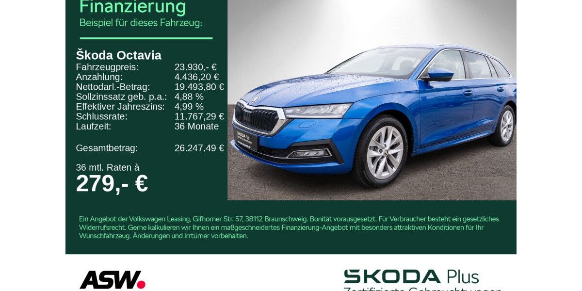 Skoda Octavia 66.900 km 23.930 &euro; Bad Rappenau 74906