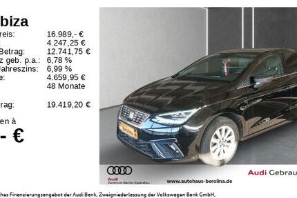 Seat Ibiza 35.169 km 16.989 &euro; Berlin 13581