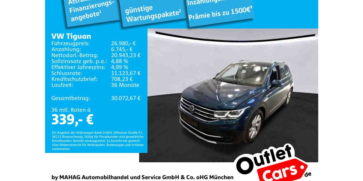 VW Tiguan 69.380 km 26.980 &euro; Dachau 85221