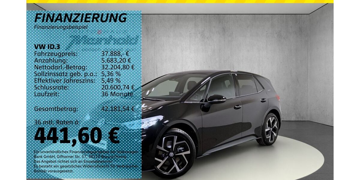 VW ID.3 5.000 km 36.888 &euro; Auerbach/Rebesgrün 08209