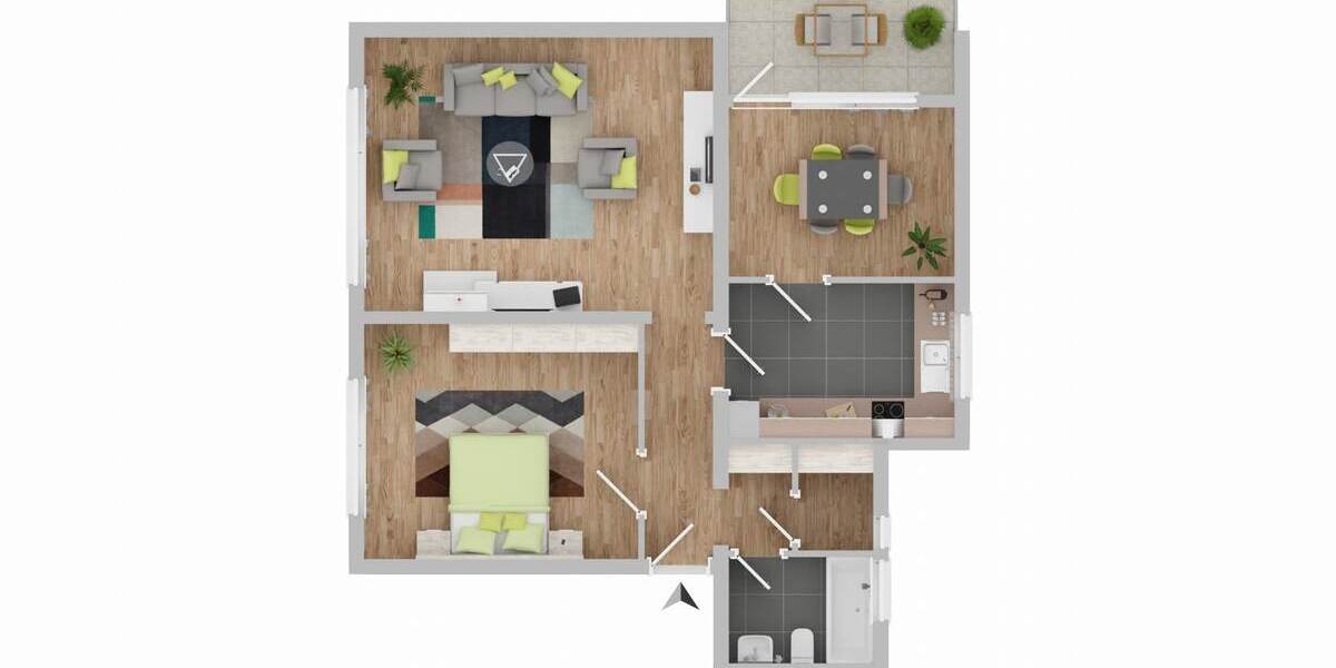 Wohnen mit Wohlfühlfaktor - Etagenwohnung Hildesheim Ost | Angebot:26924260
