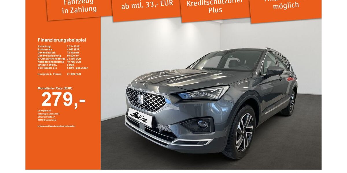 Seat Tarraco 84.060 km 21.448 &euro; Kempten 87437