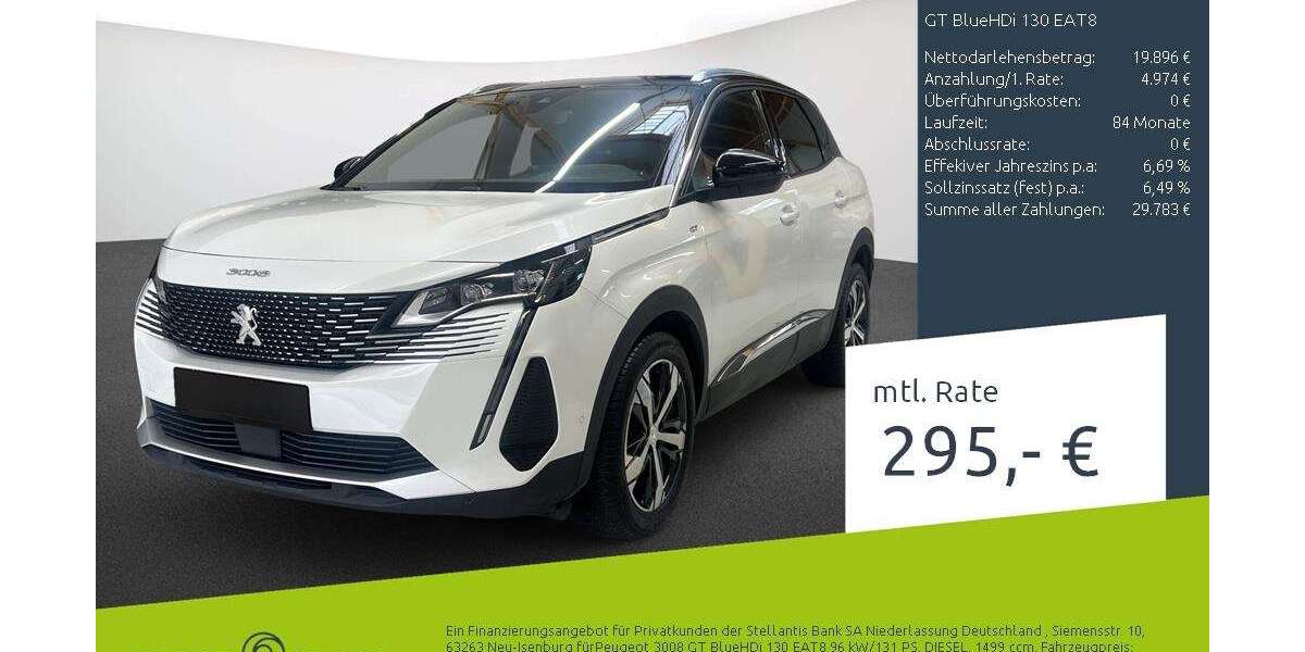 Peugeot 3008 20.000 km 24.870 &euro; Dülmen 48249