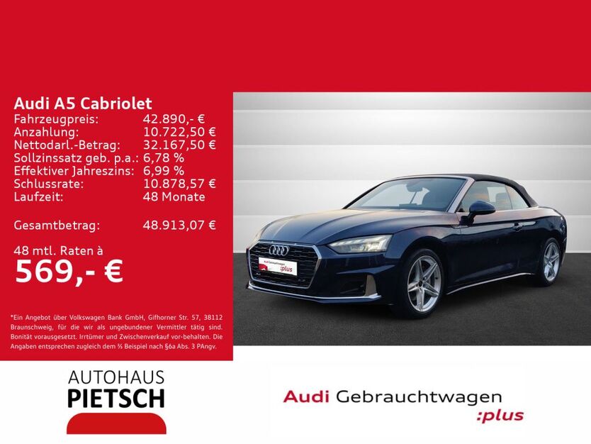 Audi A5 27.393 km 42.890 € Bünde 32257