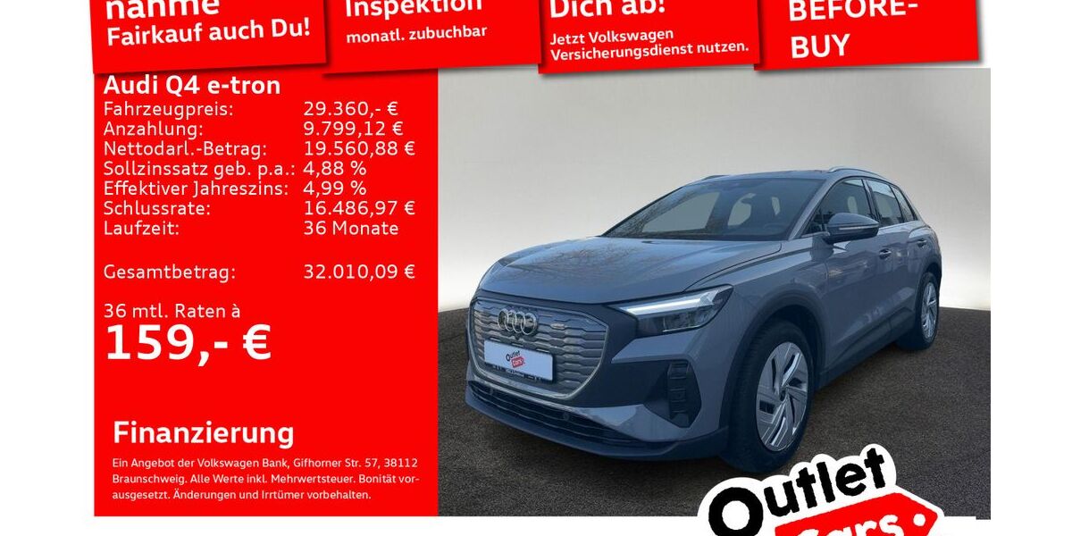 Audi Q4 e-tron 51.808 km 29.360 &euro; Senden 89250