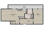 Etagenwohnung Nürnberg Steinbühl - 2 Zimmer, 65 m&sup2;, 1.000&euro; | Angebot:26410309