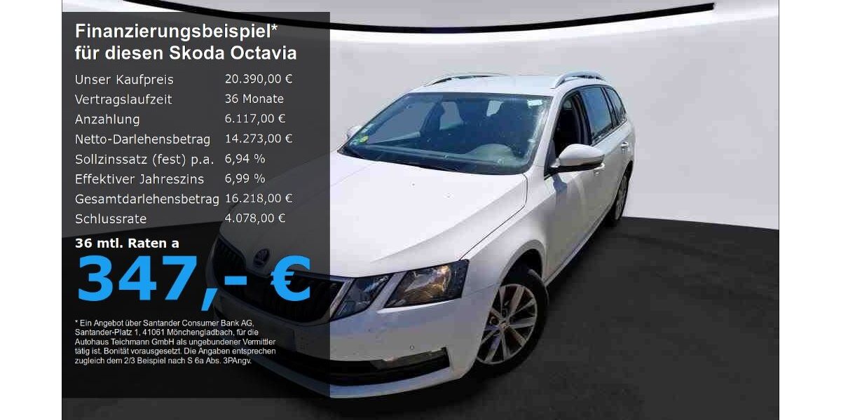 Skoda Octavia 88.990 km 20.390 &euro; Todtnau 79674