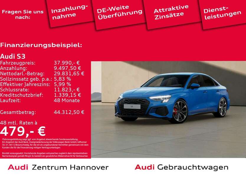 Audi S3 39.129 km 37.990 € Hannover 30179