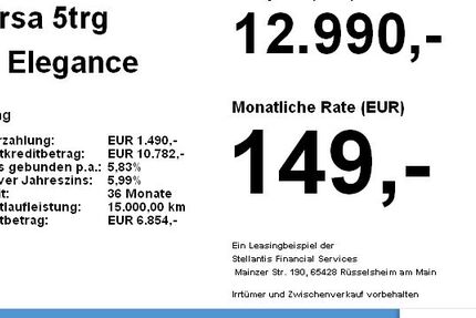 Opel Corsa 74.150 km 12.990 &euro; Neufahrn 85375