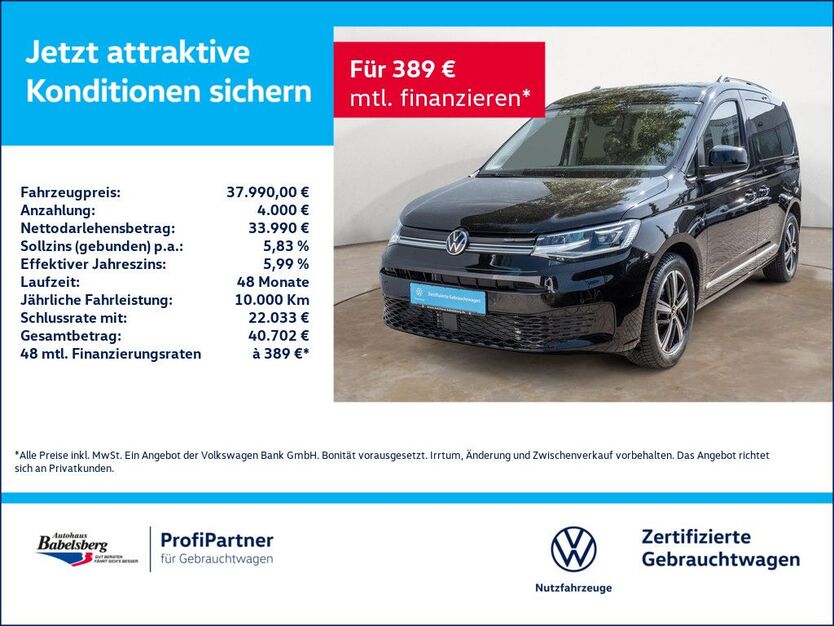 VW Caddy 6.828 km 37.990 € Potsdam 14482